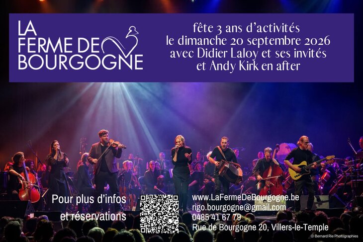 Concerts Didier Laloy ses invités, concert La Ferme Bourgogne