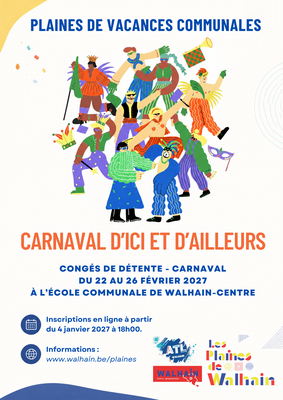 Stages,cours Plaines vacances communales - Printemps/Carnaval