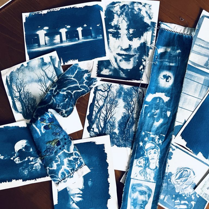Stages,cours Cyanotype papier coton - Septembre 26