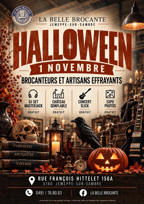  La Belle Brocante d Halloween