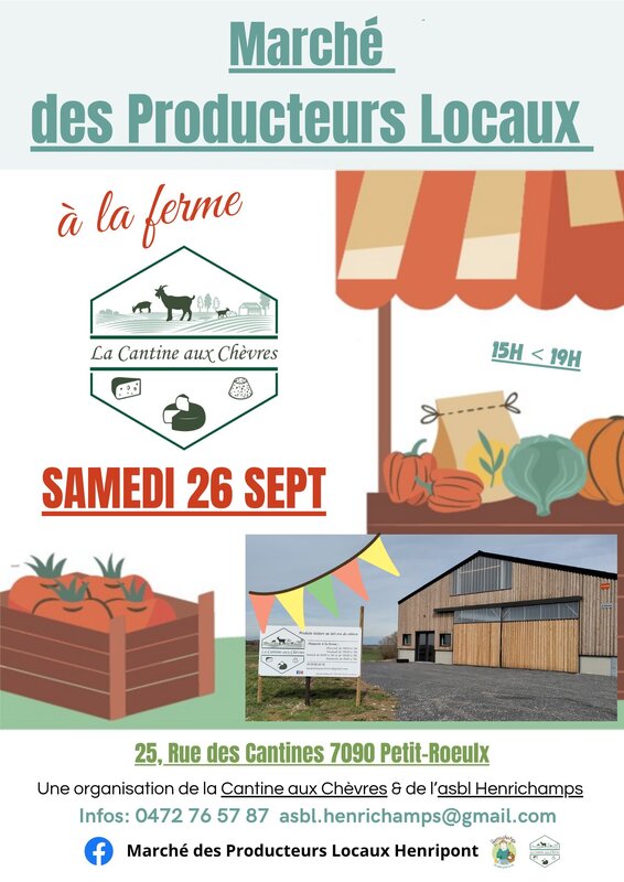 Loisirs Marché producteurs locaux la Cantine Chèvres