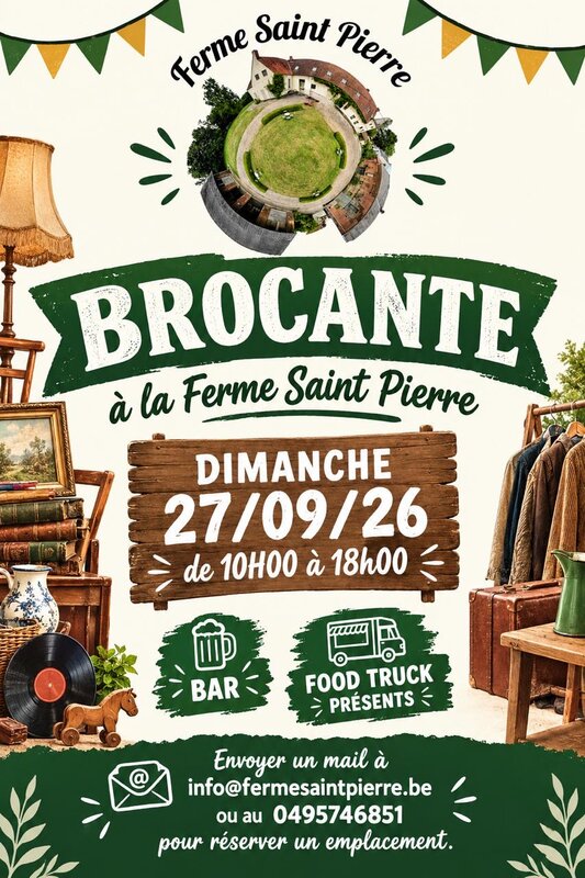  Brocante la ferme Saint Pierre Glabais