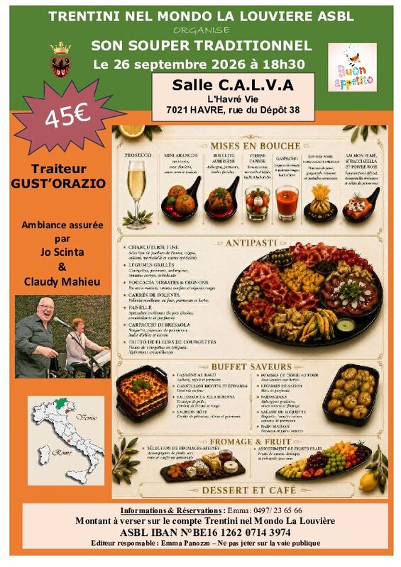 Soirées Souper traditionnel