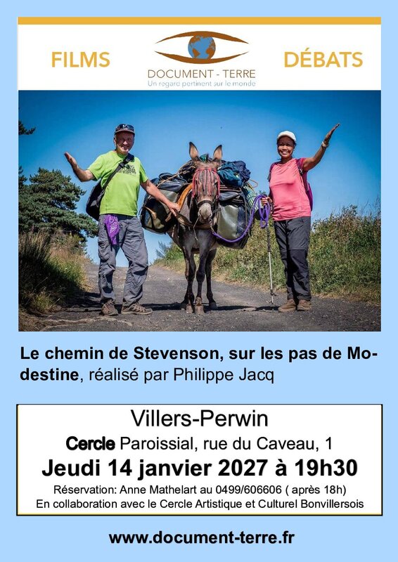 Conférences Le chemin Stevenson, les de Modestine,film réalisé Philippe Jacq