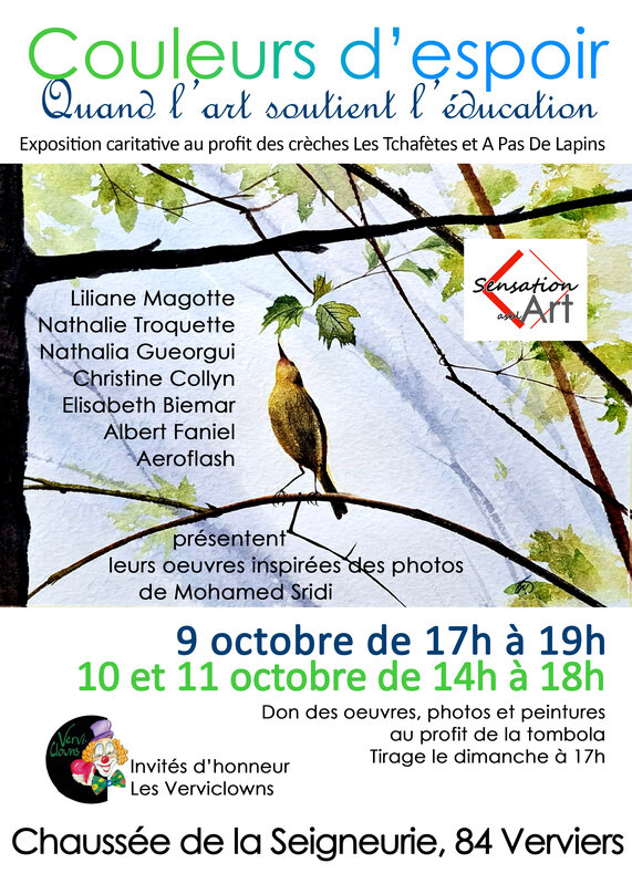 Expositions  Couleurs d espoir  Quand l art soutient l éducation