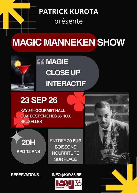 Spectacles Magic Manneken Show Une soirée magique