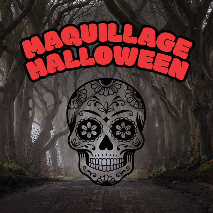 Stages,cours Atelier maquillage pour ados adultes le thème d’Halloween