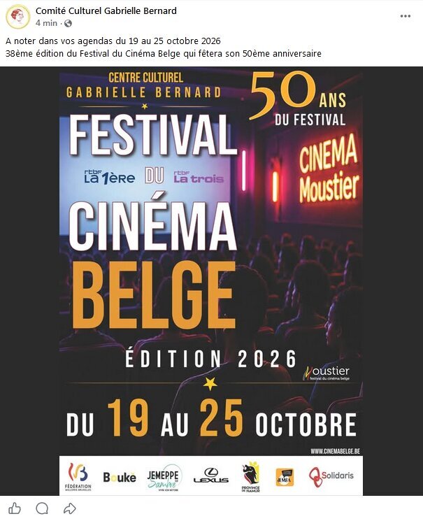 Spectacles Festival Cinéma Belge