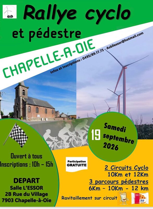 Loisirs Rallye cyclo pédestre