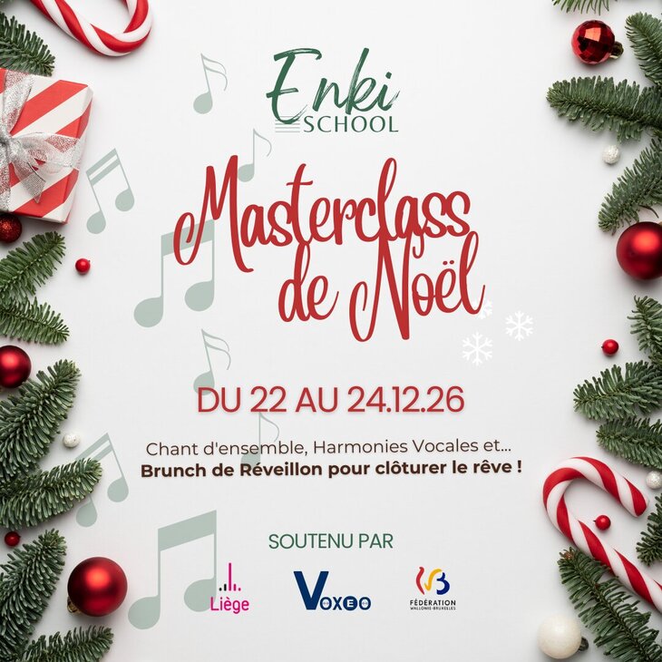 Stages,cours Masterclass Noël : Chant Harmonie