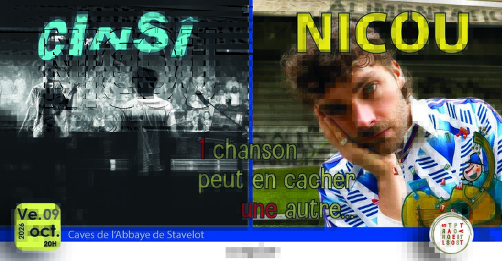 Concerts Concerts : Cinsî & Nicou