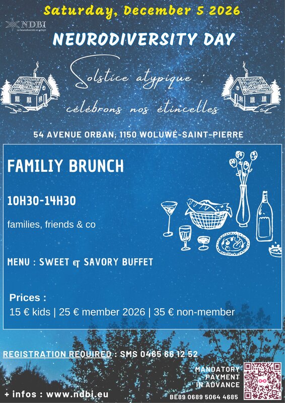 Loisirs Family Brunch - Neurodiversity (autisme - Tdah - - Hpi)