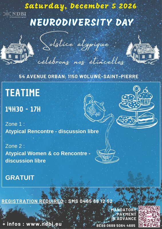 Loisirs Teatime - Neurodiversity (autisme - Tdah - - Hpi)