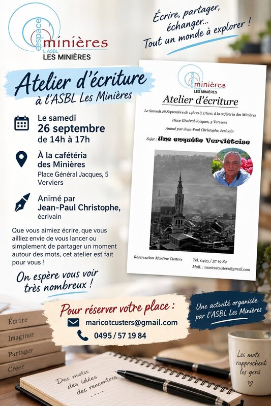 Stages,cours Atelier d écriture