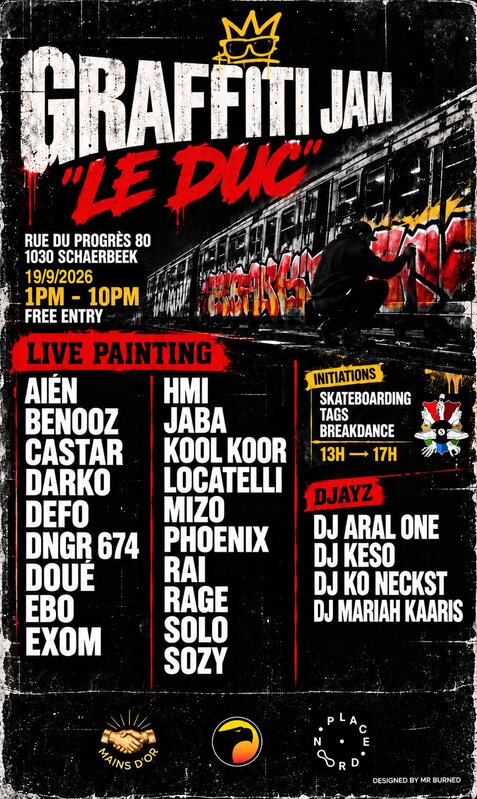 Expositions Graffiti “le duc” hommage “choc