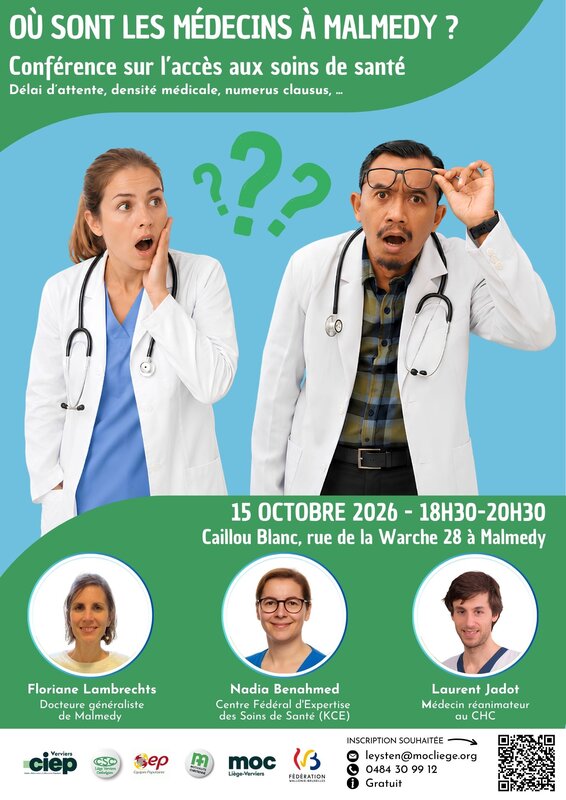 Conférences L accès soins santé, en parle ? Conférence-débat