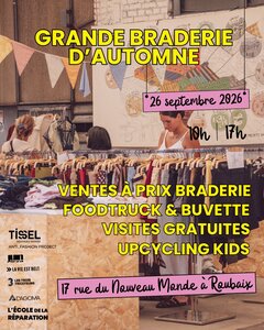 Loisirs Grande Braderie d Automne Tissel