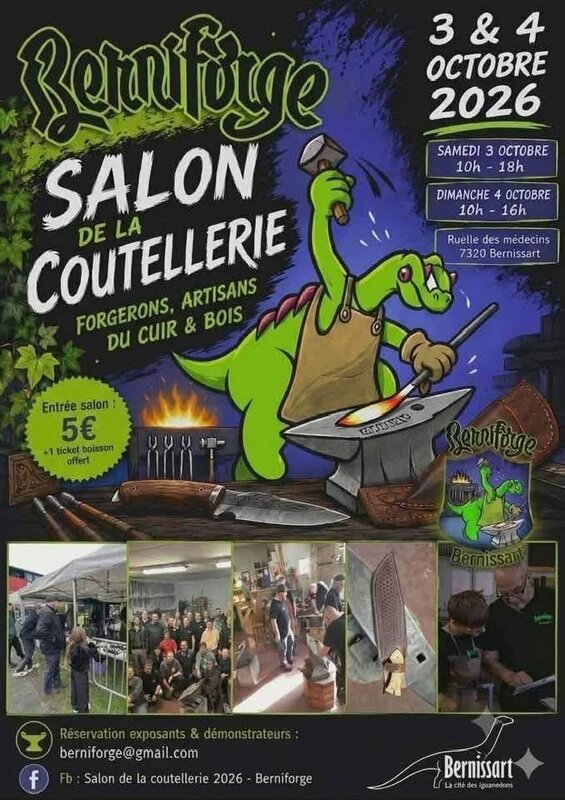Loisirs Salon la coutellerie Berniforge.