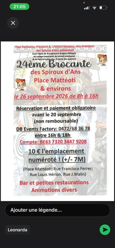  24eme brocante Spiroux d Ans