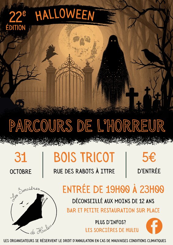 Soirées Halloween Parcours l horreur