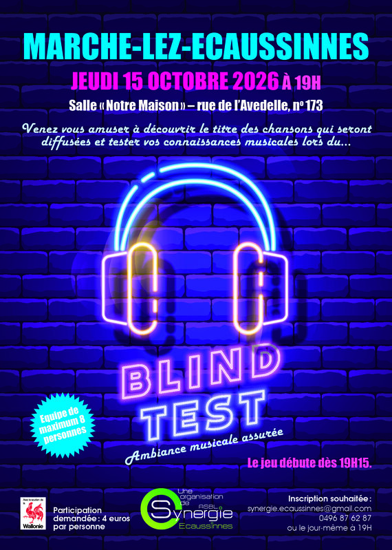 Soirées Blind-test