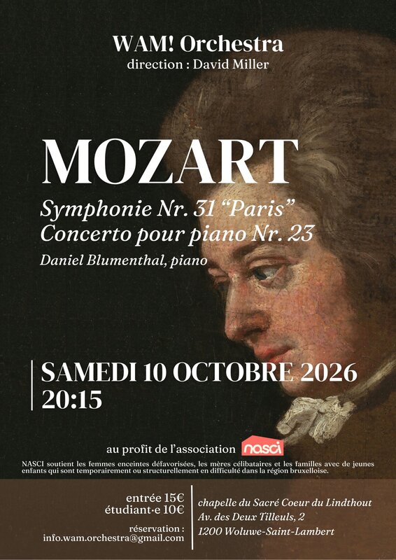 Concerts Mozart - Symphonie N°31 Concerto pour piano N°23 - Daniel Blumenthal