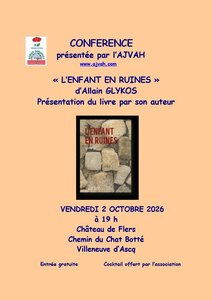 Conférences Conférence l’AJVAH