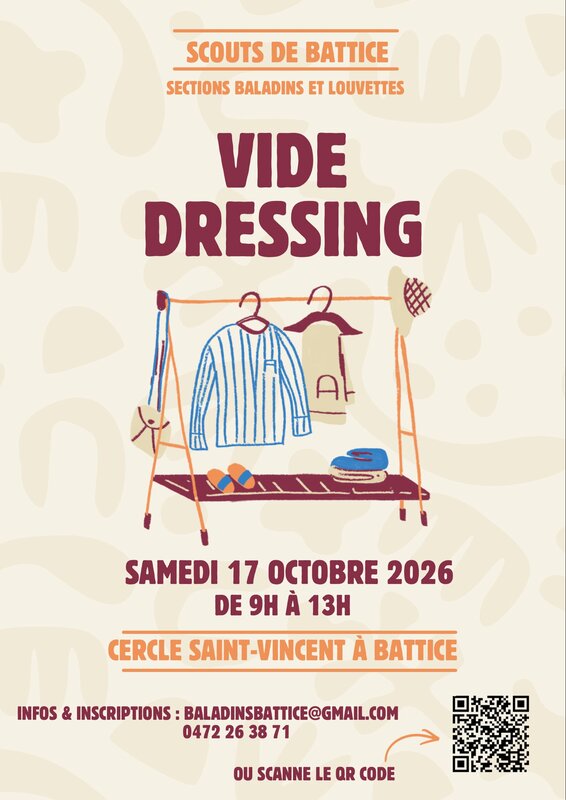 Loisirs Vide dressing Scouts