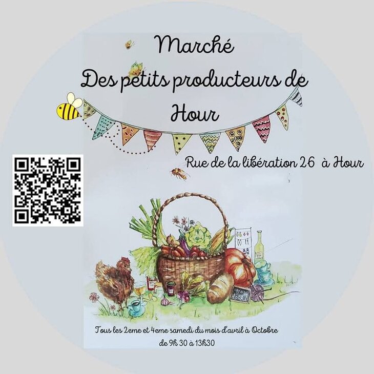 Loisirs Marché petits producteurs locaux Hour alentours