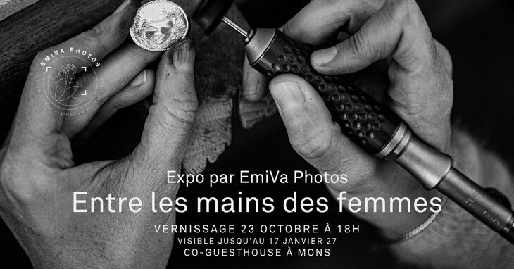 Expositions Vernissage-EXPO  Entre mains femmes  EmiVa Photos