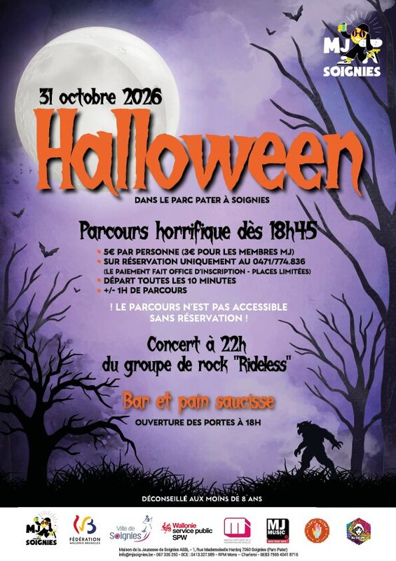 Soirées Halloween la de Soignies