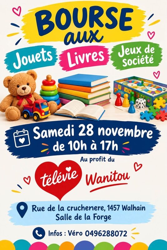 Loisirs Bourse jouets, livres jeux société