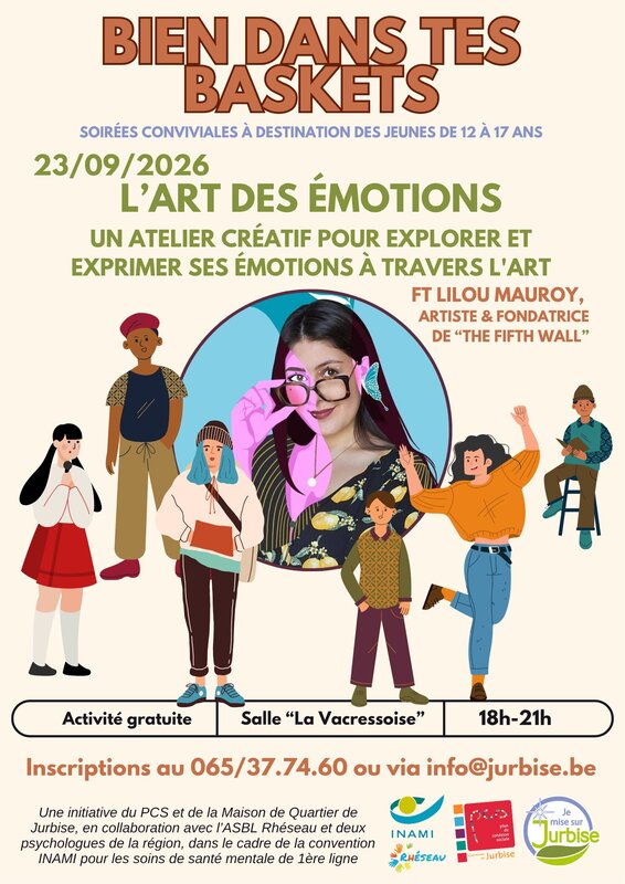 Stages,cours Soirée L art émotions pour adolescents