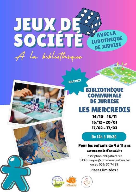 Loisirs Après-midi  Jeux société  pour enfants
