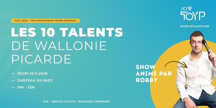 Soirées Toyp Les talents Wallonie Picarde