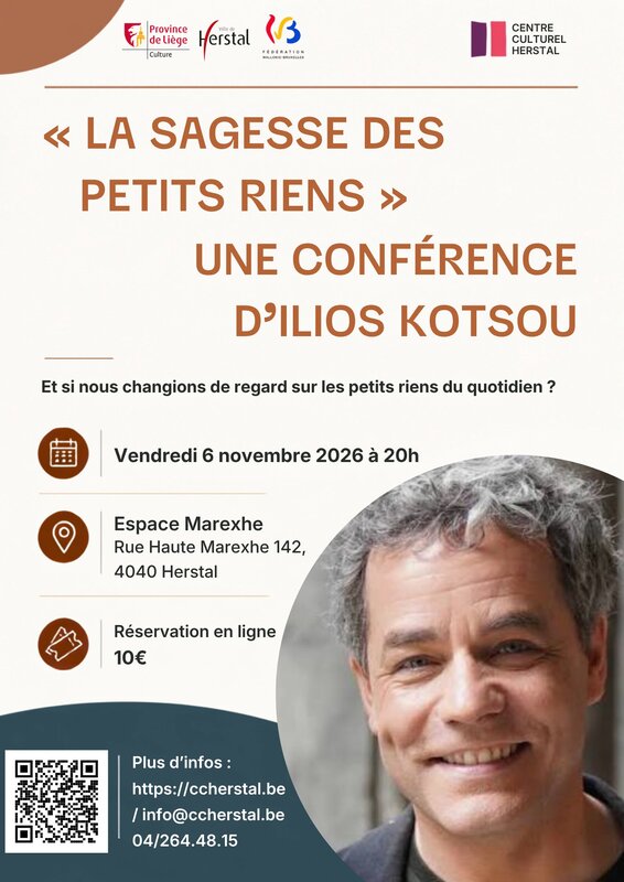 Conférences La sagesse petits riens : conférence d Ilios Kotsou