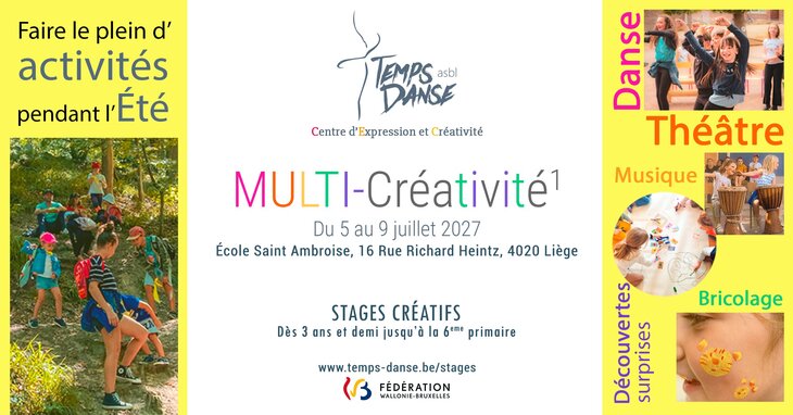 Stages,cours Stage été - Multi-Créativités