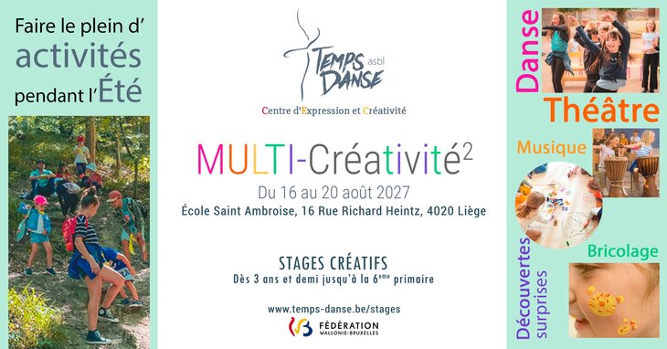 Stages,cours Stage été - Multi-Créativités