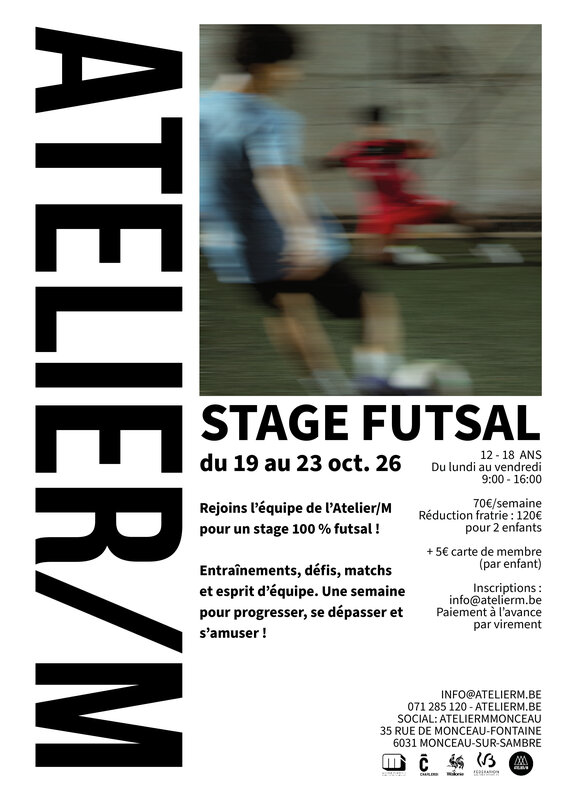 Stages,cours Stage : futsal