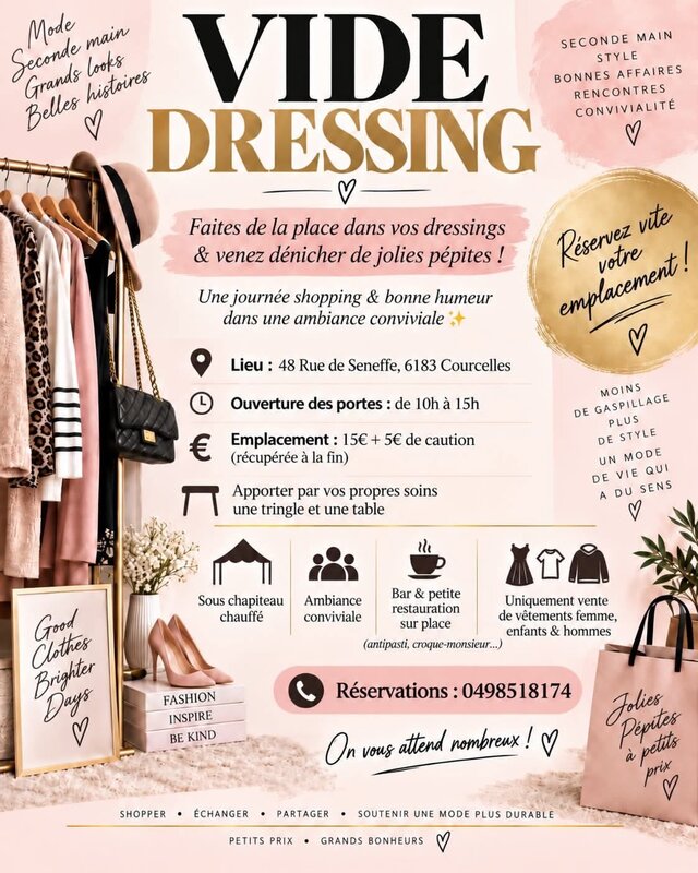 Loisirs Vide dressing femmes enfants hommes