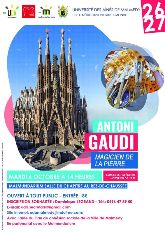 Concerts Antoni Gaudi, magicien la pierre