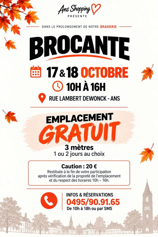  Brocante d Ans Rue Lambert Dewonck