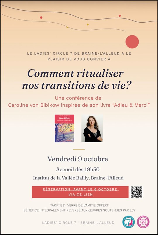 Conférences Conférence Caroline Bibikow Comment ritualiser transitions vie ?