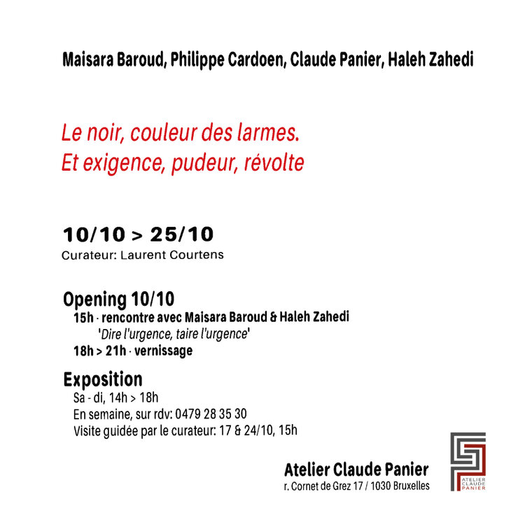 Expositions Exposition : Larmes Noires