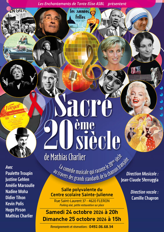 Spectacles Sacré vingtième siècle