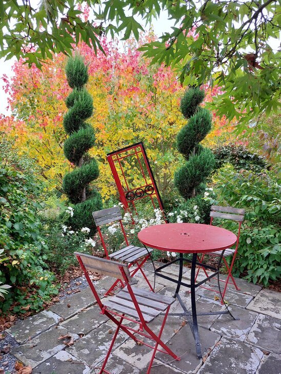 Loisirs L automne Jardin clé temps exposition totems 2 premiers we