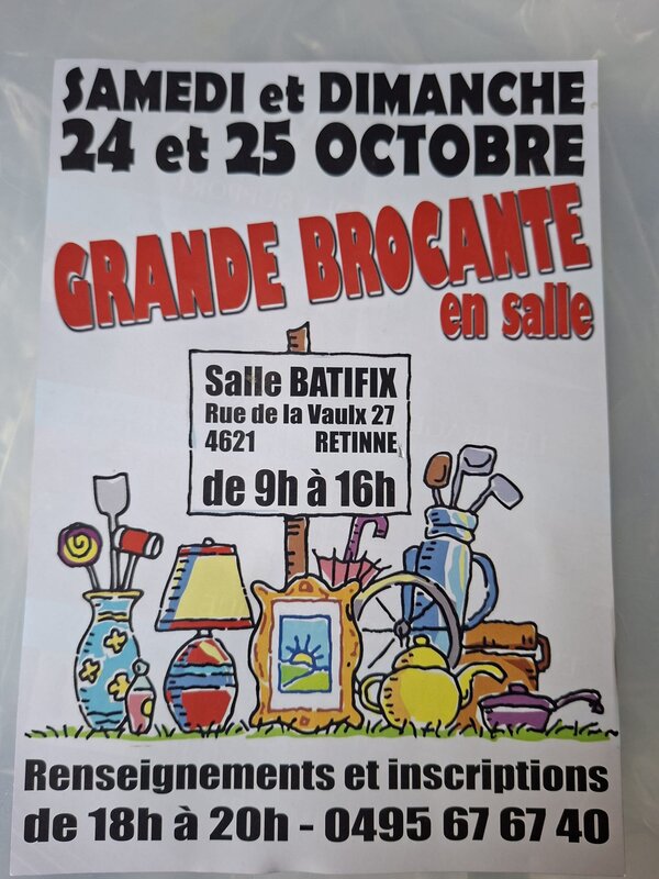  Brocante salle