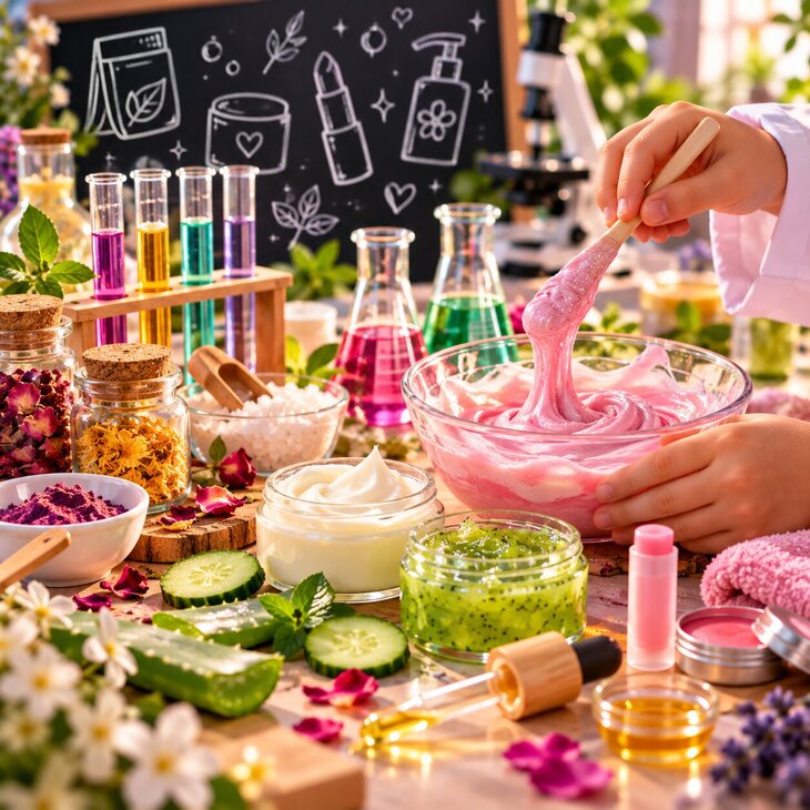 Stages,cours Atelier Tandem : Dans peau d’un apprenti cosmétologue 