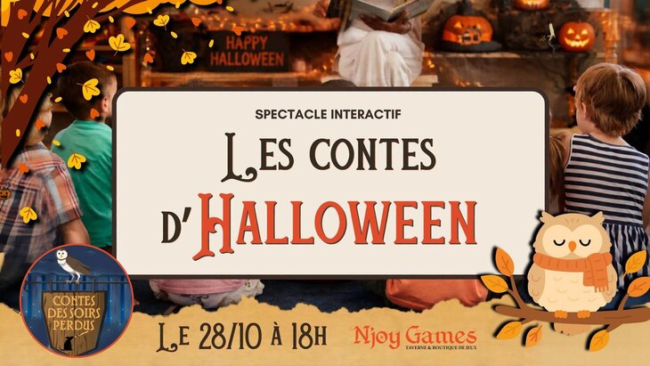 Spectacles Activité famille : contes d Halloween, spectacle interactif chez Njoy