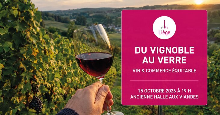 Loisirs Du vignoble verre : Vins & commerce équitable - jeudis la Halle